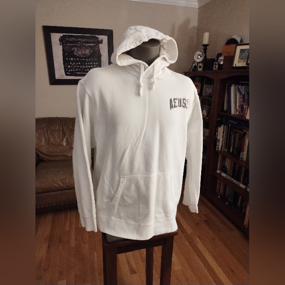American Eagle Outfitters White Sweatshirt Hoodie AEUSA Size XXL
